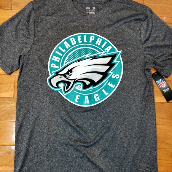 Philadelphia Eagles Men’s T-shirt NFL Team Apparel Gray Size M New - Picture 3 of 6
